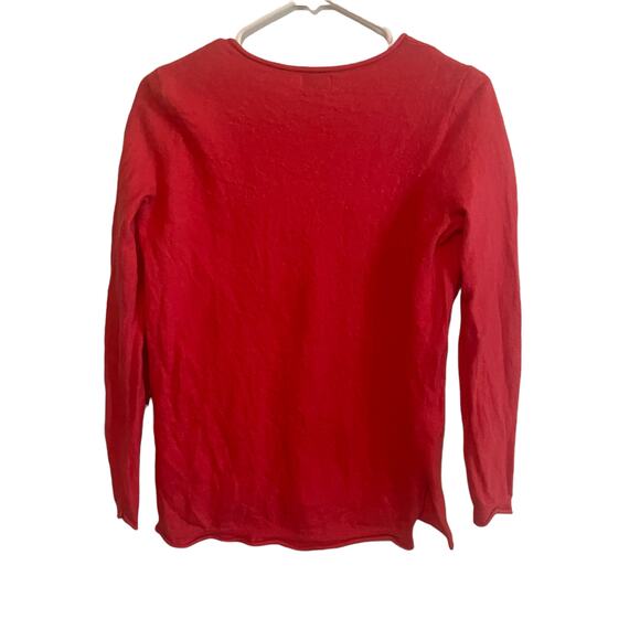 J. Crew Women's Size Small Pink‎ V Neck Wool Blend Soft Sweater - Picture 4 of 8